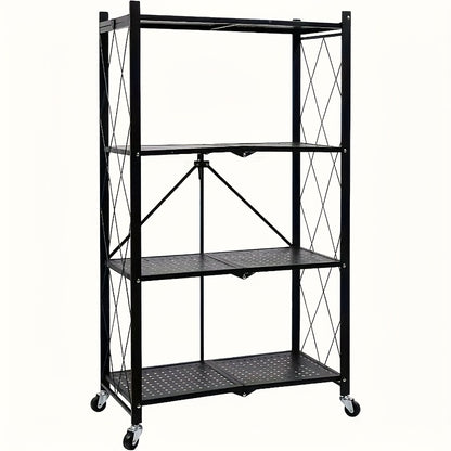 3/4/5 Layers, No Need to Install with Pulleys, Movable Portable Floor Sundries Storage Rack, Flat Outdoor Storage Bins/Cabinets, Same Deck Box, Large Capacity Storage Solution, Camping Balcony, Courtyard Universal, Commercial Wheeled Shelves