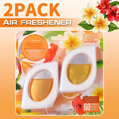 Air Freshener Odor Eliminator for Home Closet Bathroom Pets Small Space 0.25oz Up to 30 Days 6 Scents Eucalyptus Lavender Hawaiian Peach Black Ice Linens Sky 2 6 or 12 Pack