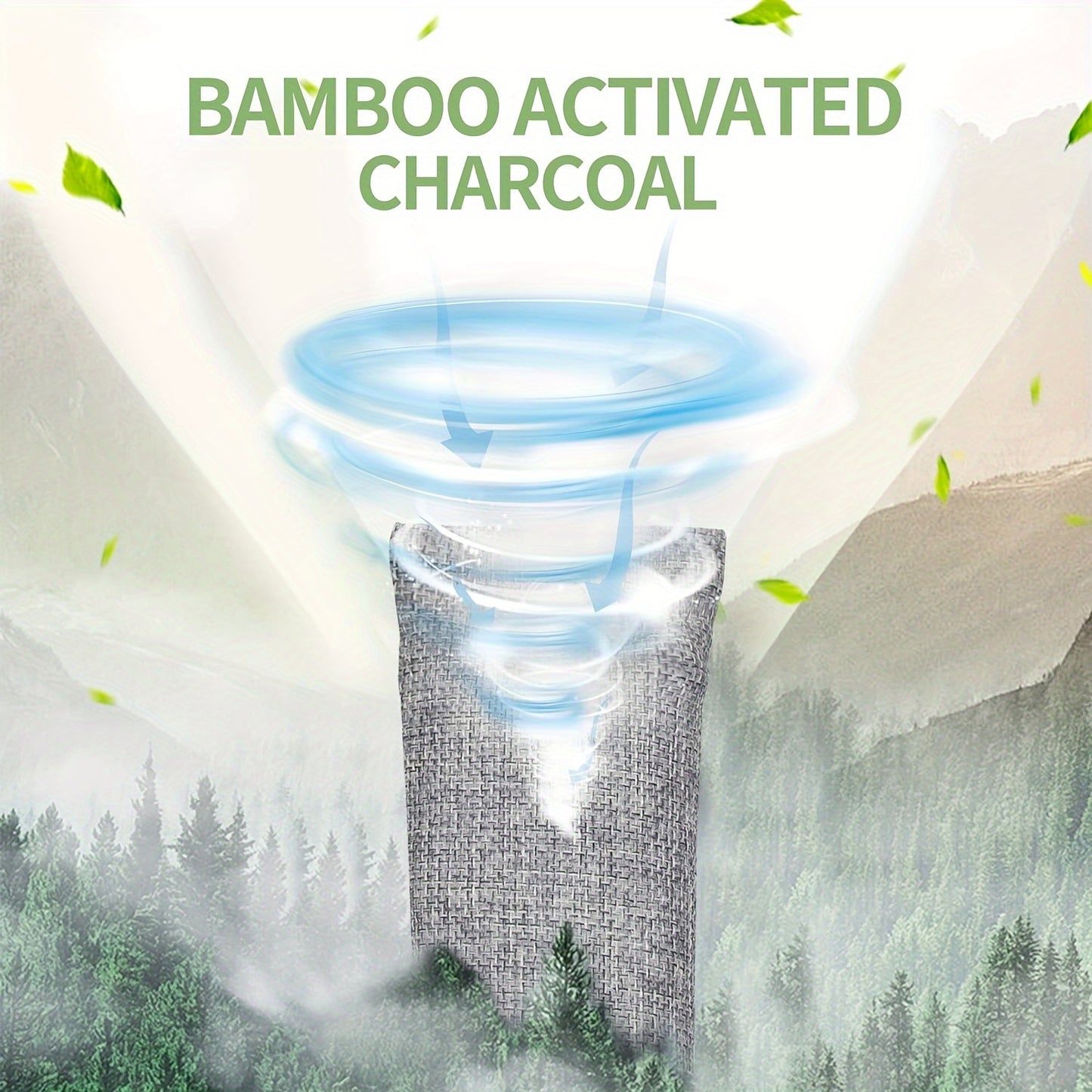 Activated Charcoal Car Air Freshener, Moisture Absorber, Bags Odor Absorber, Shoe Deodorizer, Odor Eliminate Bamboo Charcoal Air Purifying Bag