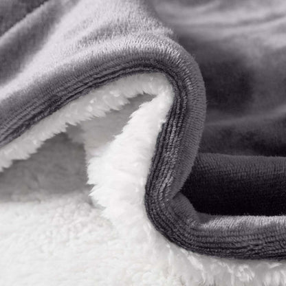 480GSM Heavy Sherpa Fleece Blanket – Double-Sided Warm Throw for Couch, Bed, Office and Travel, Reversible All Season Comfort, Room & Sofa Decoration, Holiday Gift, Sofa Blankets