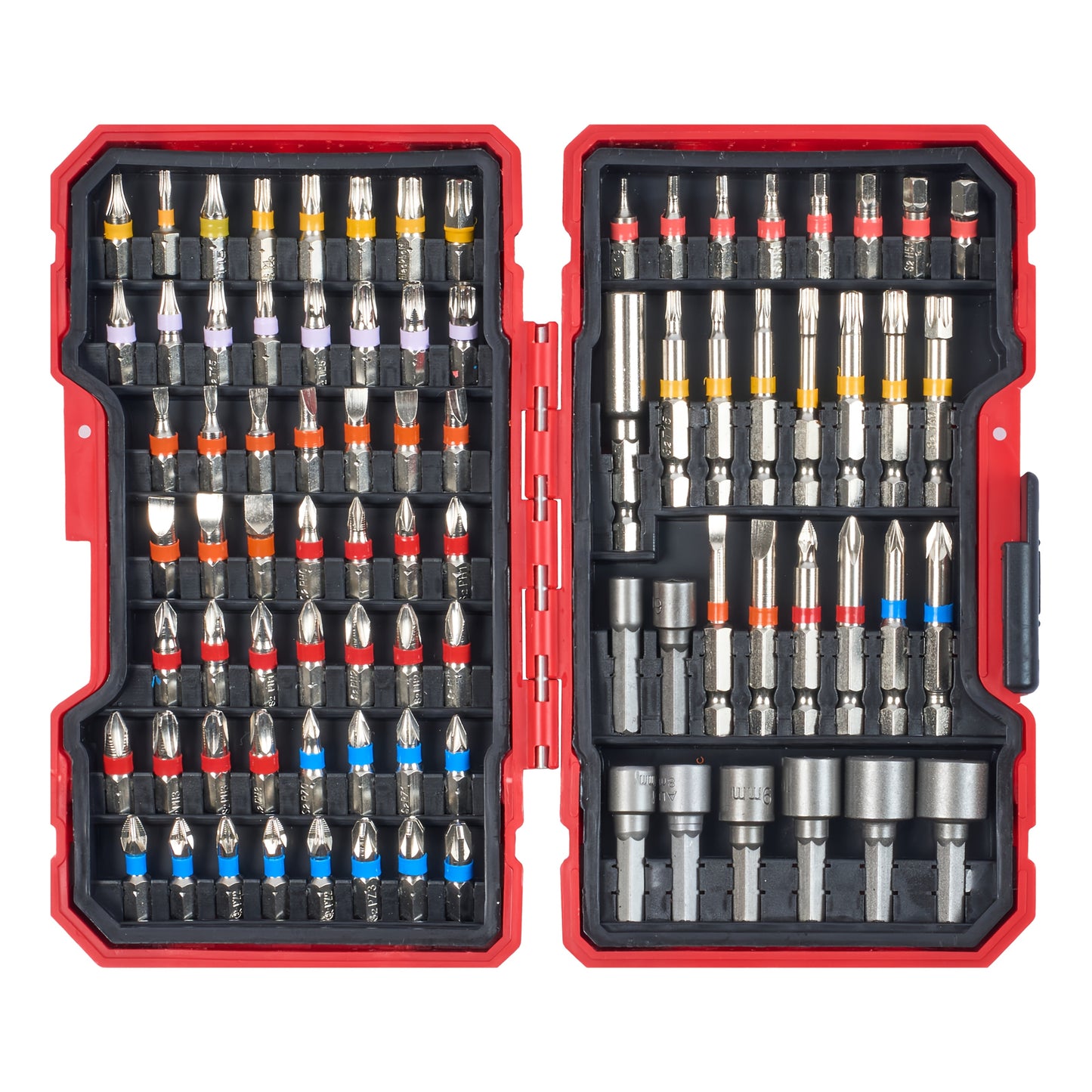83pcs Impact Driver Drill Bit Set - S2 Steel Cross Slotted, Square, Star, Hex, And Torx Bits - Ideal for Home Improvement And DIY Projects, Magnetic Drill Holder | Durable Drill Bits | Drill Bits Set