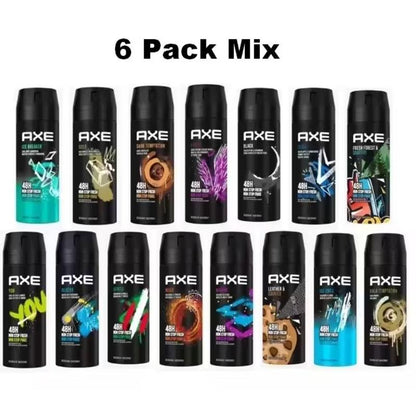 6 Pack Axe Spray Mix 150 ml / 5 fl oz