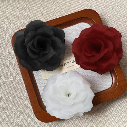 50pcs Rose Flowers with Stem, Artificial Flowers, Used for Wedding Decoration Handmade Flowers And Valentine'S Day Decoration, Fake Rose 3 Inches And 6 Inches Stem