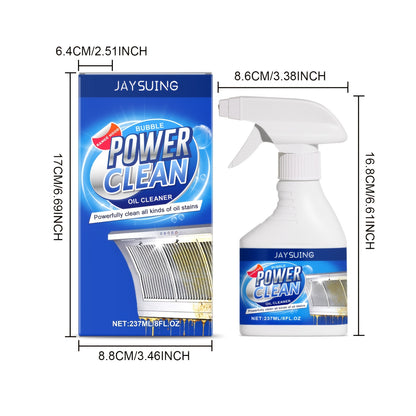 Strong Kitchen Bubble Cleaning Spray 8.01oz - Very Effective for Removing Oil Stains, Ideal for Ovens, Stoves, Sinks, Countertops, Dishwashers, Eliminates Kitchen Oil Stains, Grease Cleaner, Kitchen Grease Remover, Range Hood Cleaner
