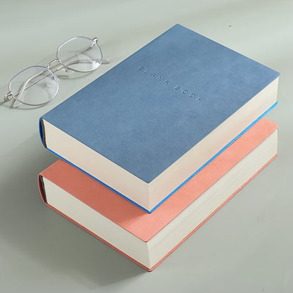 Minimalist 760 Page Blank Notebook - A5 Size, Suitable for Sketching And Doodling, Made Of Artificial Leather, Soft Cover, Ideal for College Students And Adults, Christmas Gifts