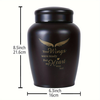 8.5" Large Urns For Human Ashes Adult Male Female, Cremation Urn Human Ashes For Men Women, Burial Urns For Cremated Remains, Holds Up To 180 LBS
