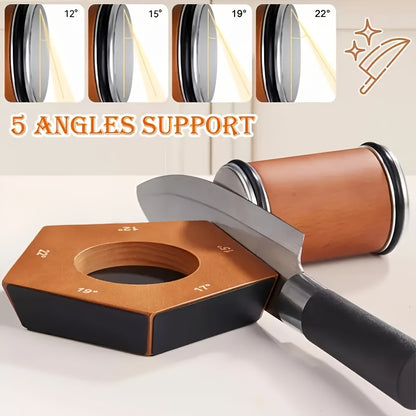 1 Set Of Diamond Rolling Knife Sharpeners, Two-angle/five-angle Rolling Knife Sharpeners, Exquisite Christmas Kitchen Gifts, Suitable for Kitchen And Outdoor Knives - Perfect Halloween Gift/Christmas Gift for Chefs