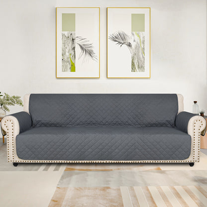 Universal Fit Sofa Slipcover Protector , Washable, Recliner & Loveseat Compatible, Elastic Strap, Pet-Friendly, Easy-On Design For 3, 4 Seater Sofas In Living Room.