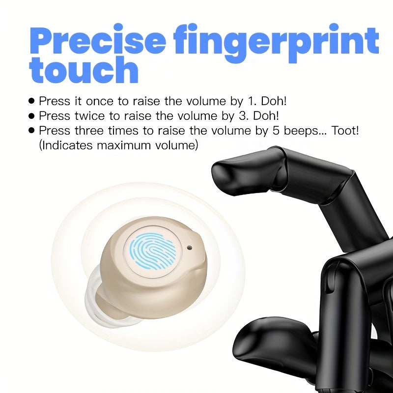 An Elderly Hearing Aid With A Large Capacity Charging Compartment, Professionally Designed Intelligent Noise Reduction, And 10 Second Delayed Startup Without Whistling