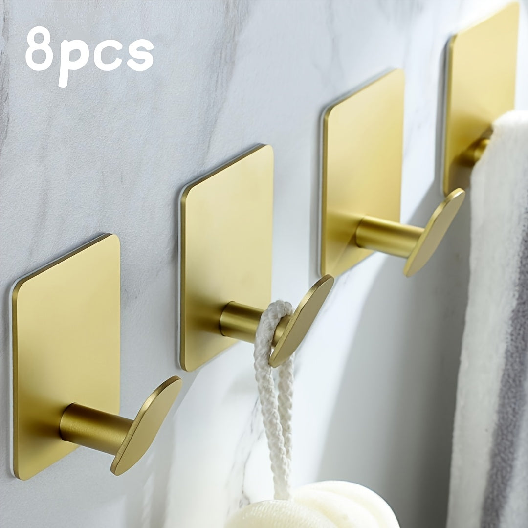 Easy-to-Install Adhesive Towel Hook for Bathroom, Kitchen - Durable Holder for Pajamas, Clothes, Hats, And Keys/ Bathroom Accessories