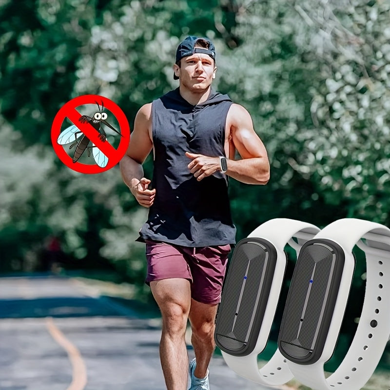 Ultrasonic Mosquito Control Bracelet USB Charging, Intelligent Mosquito Repellent, Mosquito Control, Bracelet, Camping, Outdoor