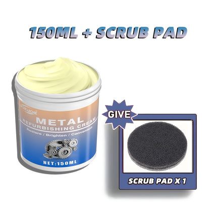 Professional Grade Metal Polishing Paste-multi-purpose Metal Repair Cream/chrome Repair And Polishing, Suitable for Automotive Chrome Repair, Kitchen Appliances, Ovens, Range Hoods, And Other Metal Polishing Applications.