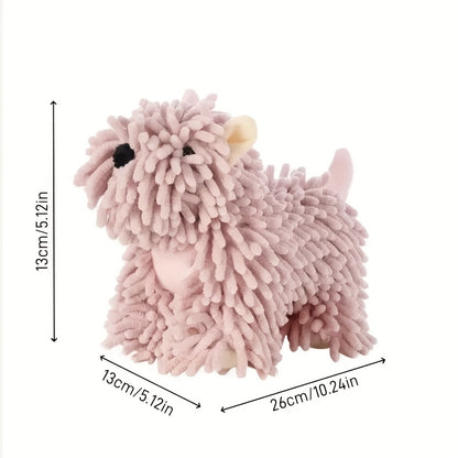 1pc Puppy Shaped Hand Towel, Kitchen Hand Towel, Bathroom Hand Towel That Can Be Hung on The Wall, Cute Little Dog Hand Towel, Soft Towel, Absorbent Cloth, Hanging Cloth, Kitchen Supplies, Bathroom Supplies, Cartoon Little Dog Figurine