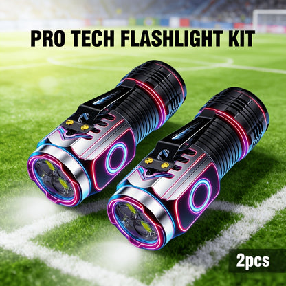 4pcs/2pcsUltra-bright Extendable Zoom Handheld Flashlight, Rechargeable, Adjustable Beam, Magnetic Attachment For Portable Work Light, Strong Light For Illumination, Multiple Modes, Suitable For Night Fishing, Camping, Etc. No Box
