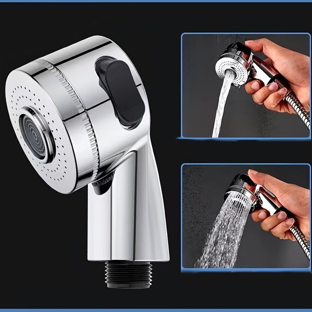28998 Travel Shower Head Kit with Bracket, Diverter, and Telescopic Hose, Faucet Adapter Shampoo Spray Kit, High-Pressure Handheld Shower Head, Suitable for Bathroom Sink, Portable Shampoo Set,for Shower Use Only