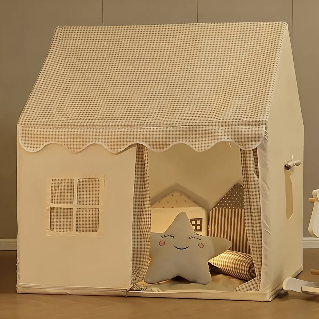 Kids Princess Play Tent Indoor Outdoor Playhouse For Boys Girls, Large Castle Play Tent With Storage Bag, Toddler Toy, Birthday Christmas Gift