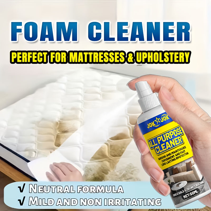 Multi-Surface Dry Cleaning Spray | Safe for Fabric Sofas, Carpets, Leather & Upholstered Furniture | Quick Stain Removal Without Water | Contains Glycerin | Suitable for Bedroom and Indoor Use | Brand: JOKJOK