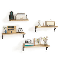 4pcs-Wood Color