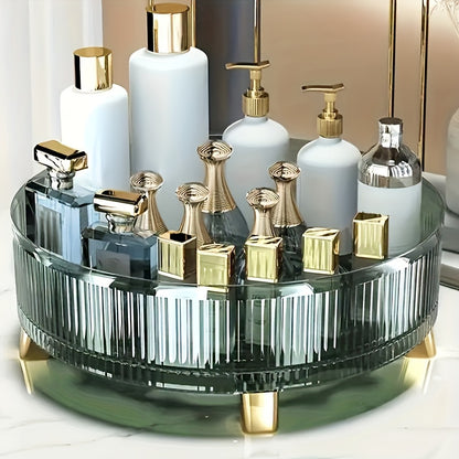 360° Deluxe Rotating Makeup Organizer - Effortlessly Access Your Beauty Collection, Perfect For Vanity, Bathroom & Kitchen Countertops, Spacious Enough For Perfumes2025，Christmas and New Year gifts for women