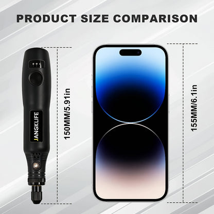 A Set of Cordless Rotary Tools, a Rechargeable Engraving Pen with a Battery, an Electric Adjustable-Speed Engraving Pen, Portable Wood Carving Tools for Grinding, Polishing, And Etching.
