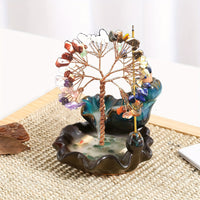 Colorful Crystal Incense Burner Vertical