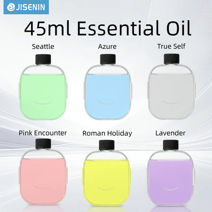 Aromatherapy Essential Oil Diffuser, Home Waterless Diffuser, Hanging Diffuser, 5 Spray Modes, 500mAh Rechargeable Battery, Smart Humidifier. Suitable for Desks, Bedroom Decor, Offices, Hotels, Kitchens, and Bathrooms. An Ideal Choice for Holiday