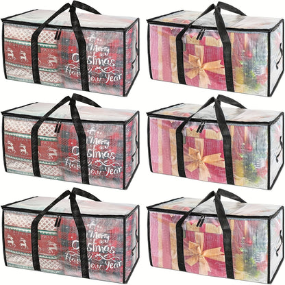 [Heavy-Duty Moving Bags] 1/4/6-Pack Heavy-Duty Oversized Moving Bags | Reinforced Handles Storage Tote for Clothes, Moving Supplies