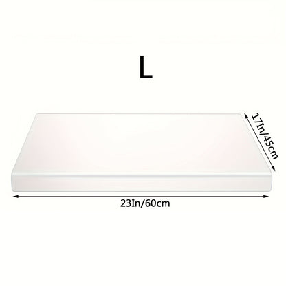 1pc, Anti-Slip Acrylic Cutting Board for Kitchen And Restaurant - Countertop Protector, Fruit Cutting Board, And Kitchen Utensil Black, Apartment Essentials Large Kitchen Cutting Board, Transparent Kitchen Cutting Board (14In X 18In)
