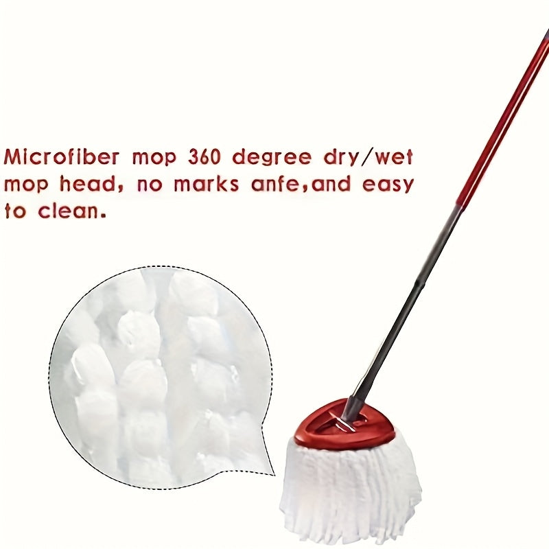 2/5/10/20-pack Microfiber Rotary Mop Replacement Heads - 360-degree Cleaning Triangular Mop Heads, Suitable for Rotary Mop Systems, Enhancing Floor Cleaning Efficiency