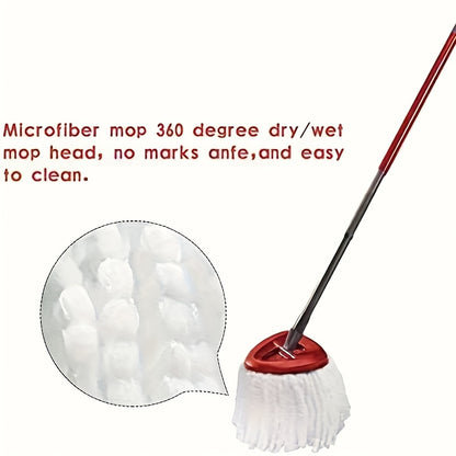 2/5/10/20-pack Microfiber Rotary Mop Replacement Heads - 360-degree Cleaning Triangular Mop Heads, Suitable for Rotary Mop Systems, Enhancing Floor Cleaning Efficiency