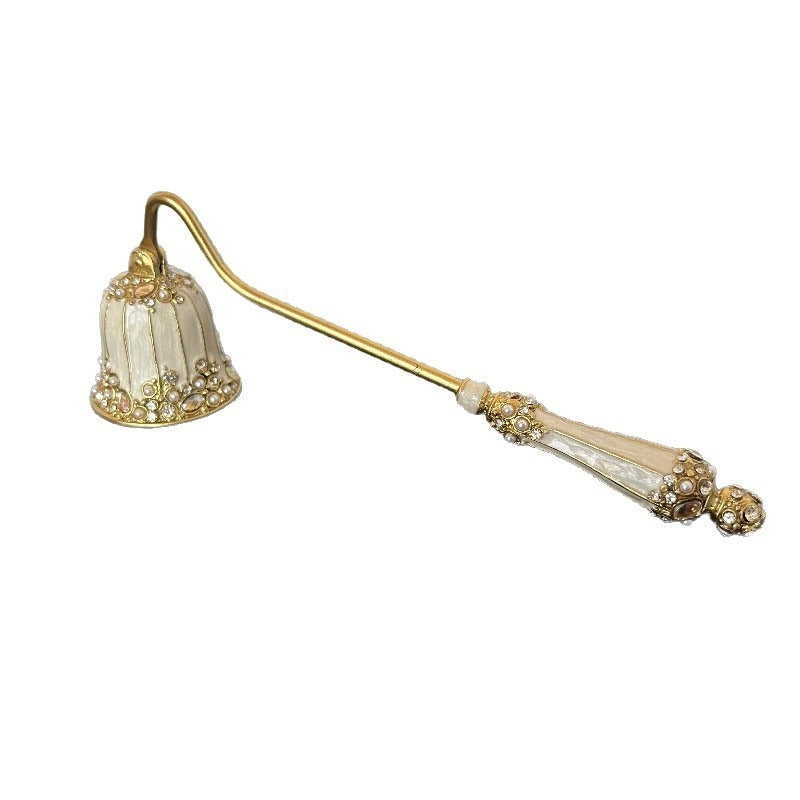 Elegant Candle Snuffer Candle Extinguisher Long Handle Candle Accessory Metal Wick Flame Snuffer Wick Snuffer Home Decor Gift