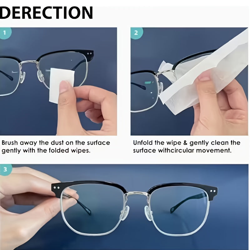 500 Lens Wipes - Pre-Moistened Eyeglass Cleaning Wipes - Individually Wrapped, Scratch-Free & Streak-Free Lens Cleaner. Ideal for Sunglasses, Camera Lenses, All Types of Glasses And Mobile Phone Screens