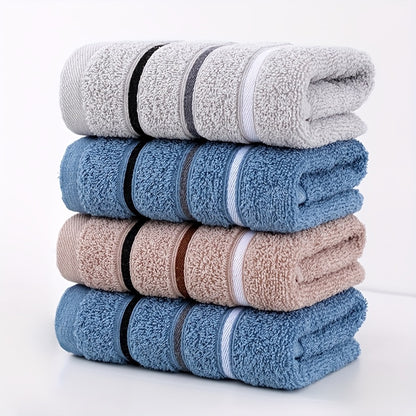 [Random Color]2pcs Premium Soft And Absorbent Towels - Ideal For Home Use, Great Gift For Holidays And Special Occasions, Wash Cloths