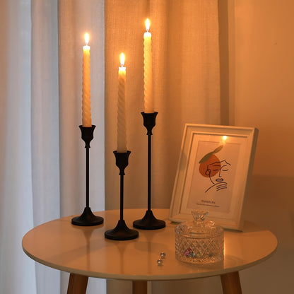 6-Pack Classic Bell-Shaped Metal Candle Holders - Battery-Free Tabletop Decor for Christmas, Halloween, Weddings, Home & Hotel Centerpieces, Durable Multi-Holiday Decoration (No Candles Included), Candle Holder Decor, Event Centerpiece, Elegant Table Acce