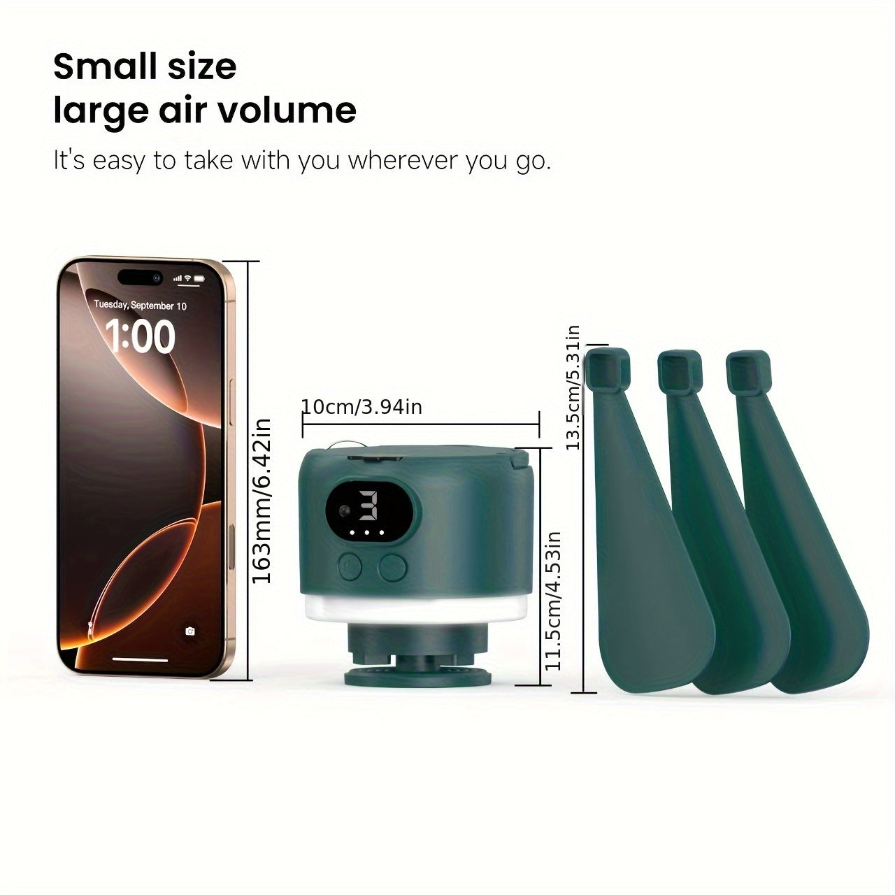 10400mAh Outdoor Small Ceiling Fan USB Charging Fan Camping Fan Lamp Camp Ceiling Fan Rechargeable Portable Remote Control Mini Student Dormitory Mute Big Wind Four-speed Outdoor Camping Fan Mobile Small Ceiling Fan Can Charge The Mobile Phone.