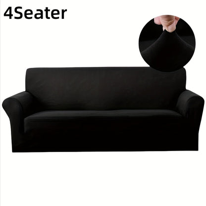 1pc Of Elastic Anti Slip Sofa Cover (excluding Pillowcase) - Cat Paw Protection, Suitable for Elastic Coverage Of Living Room, Bedroom, And Office Decoration - Easy to Care for Fabric
