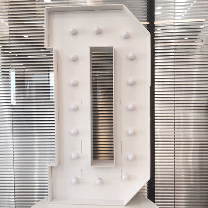 Cool White 120cm/4FT Tall Lighted Holiday Displays, LED Letter Board, BABY, LOVE, HBD With Cool White Lights For Wedding, Proposal, Birthday Party, Anniversary, Graduation Decor