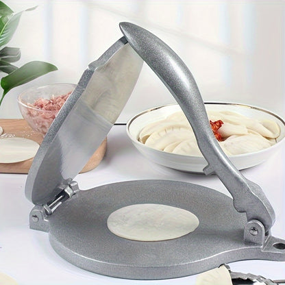[Aluminum Tortilla Press] 6.5 Inch Tortilla Press, Tortilladora Press, Aluminum Tortilla Press, Flour Tortilla Press, Rotis Press, Quesadilla Press, Taco Maker