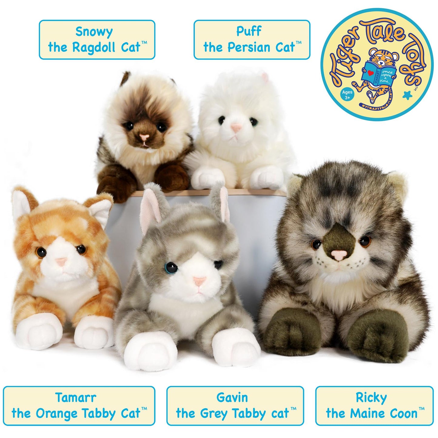 Ricky The Maine Coon - 16 Inch Stuffed Animal Plush - By Viahart