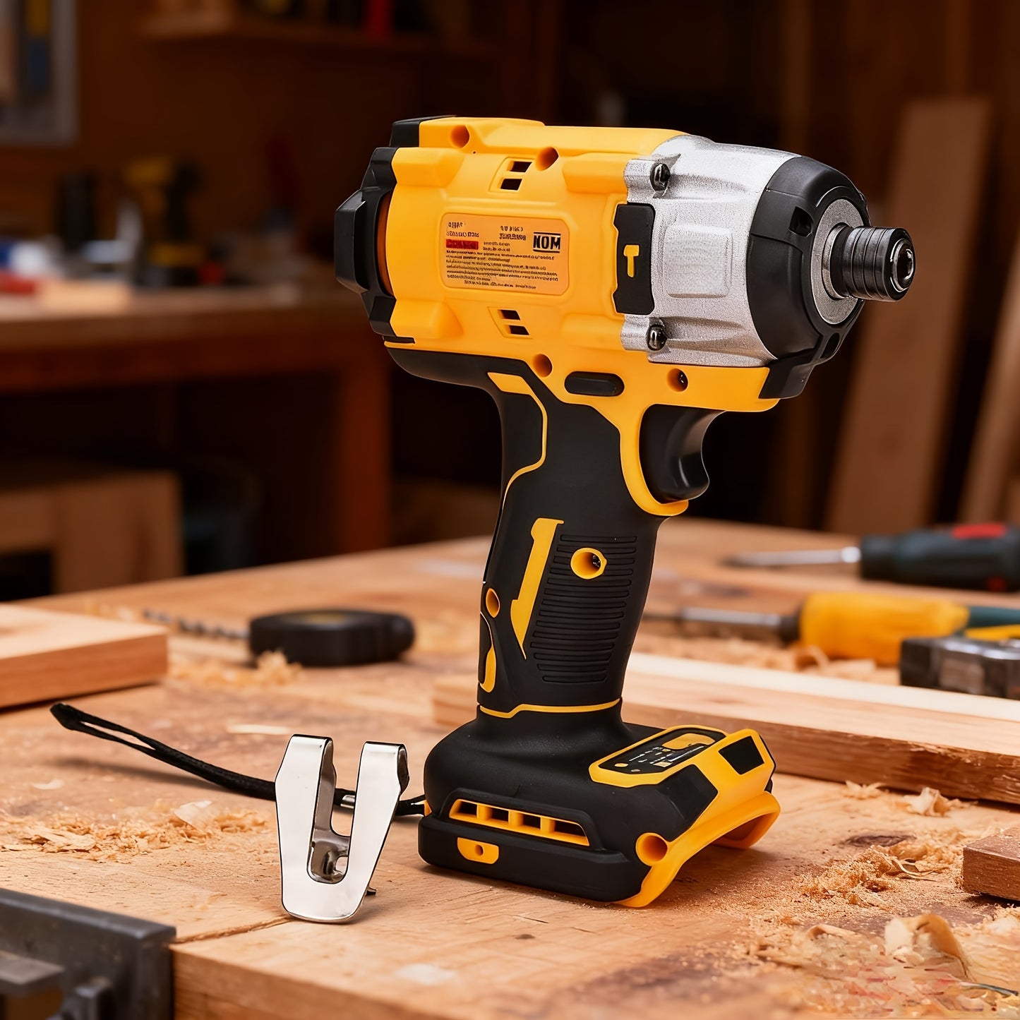 ELECMAPS1/4 Impact Screwdriver, Compatible with Dewalt 20V Battery, 0-2800 RPM, Equipped with Operation Indicator Light, Ideal for Home, Household, And Appliance Repairs (Tool Solely, Battery Not Included), Perfect Gift for Men