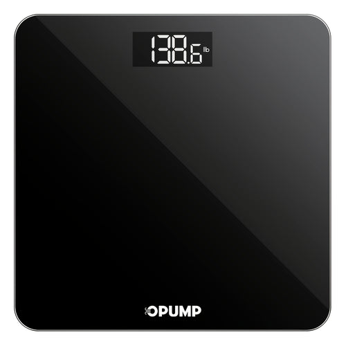 Digital Bathroom Scale High Precision 400 lbs – Electronic Body Weight Scale with Backlit HD LCD Display, kg/lb/st Switchable, Easy Read, Includes Batteries