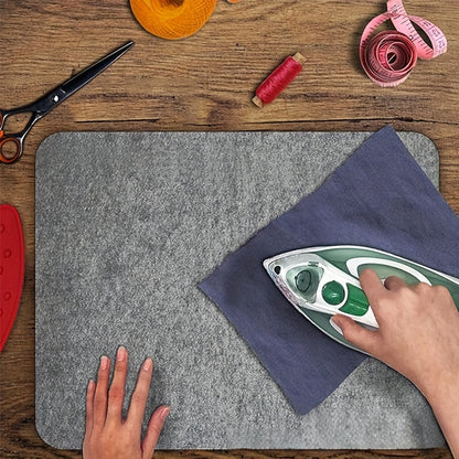 Single Piece of Heat-Resistant Felt Ironing Pad Suitable for Quilting And Sewing Tasks, Featuring a Durable Non-Slip Design for Laundry Steaming, Ideal for Easy Ironing, Essential for Apartments Or University Dorms