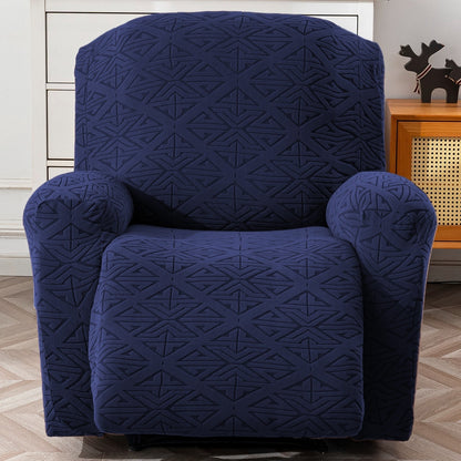 4pcs Stretch Recliner Slipcovers Recliner Chair Covers Lazy Boy Recliner Covers Non-Slip Reclining Furniture Protector Sofa Couch Cover with Elastic Bottom, Home Decor