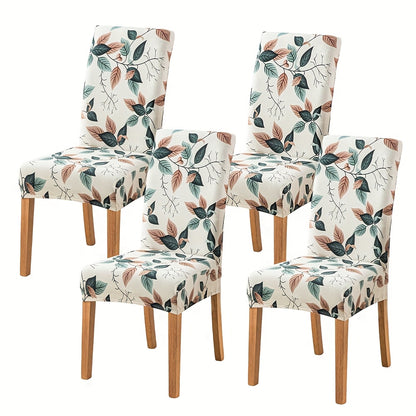 Chair Covers Slipcovers Set Of 4 And 6, Spandex Super Fit Stretch Removable Washable Kitchen Parsons Protector for Dining Room, Hotel, Ceremony
