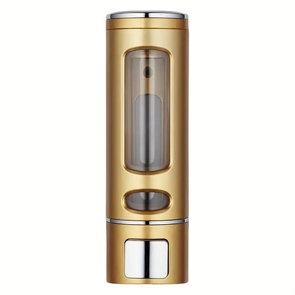 Wall-Mounted Large Capacity Soap Dispenser, 13, 53oz - Manual Press, No-Drill Installation, Plastic - Ideal for Shower Gel, Shampoo & Liquid Cosmetics - Home & Bathroom Organization|Modern Dispenser|Wallmounted Dispense