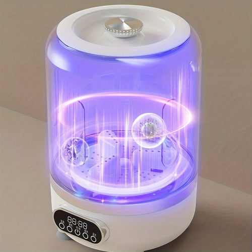 Portable Mini Washing Machine Wash & Dry All-in-One, Blue Light Sterilization, Flexible Drainage, Compact Travel Laundry Washer for Dorm Apartment Camping RV
