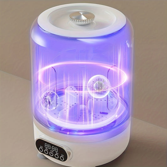 Portable Mini Washing Machine Wash & Dry All-in-One, Blue Light Sterilization, Flexible Drainage, Compact Travel Laundry Washer for Dorm Apartment Camping RV