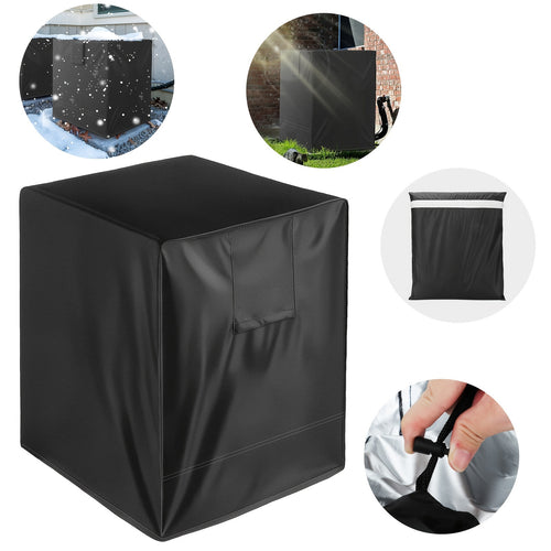30x30x32" Outdoor Air Conditioning Cover, Outdoor Unit Protector with Drawstring Closure, All-Weather Sheild for Rain & Sun Protection, Ideal for Condenser & HVAC Units, 210D Oxford Cloth