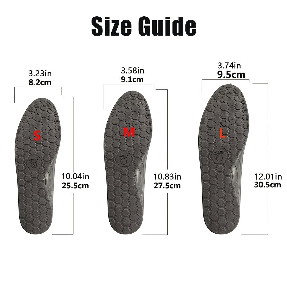 PU Massage Insoles Acupoint Arch Support – Breathable Sports Sole Buffer, Foot Reflex Comfort Insole for Men & Women, 3 Sizes