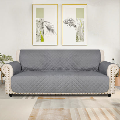 Universal Fit Sofa Slipcover Protector , Washable, Recliner & Loveseat Compatible, Elastic Strap, Pet-Friendly, Easy-On Design For 3, 4 Seater Sofas In Living Room.
